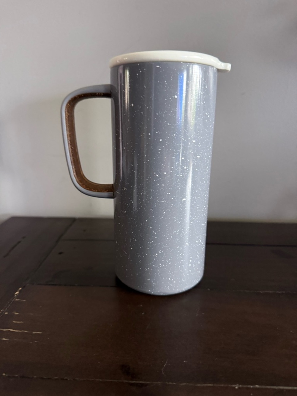 Ello Gray Speckled Stainless Steel Travel Mug 18oz Coffee Tumbler With Lid